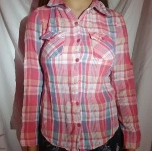 Pink Forever 21 Flannel
